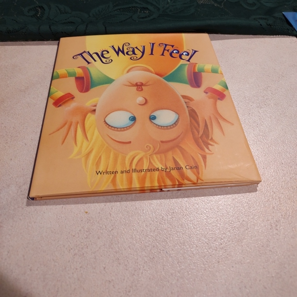 "The Way I Feel" vintage hardcover board book  Janan Cain that explores emotions